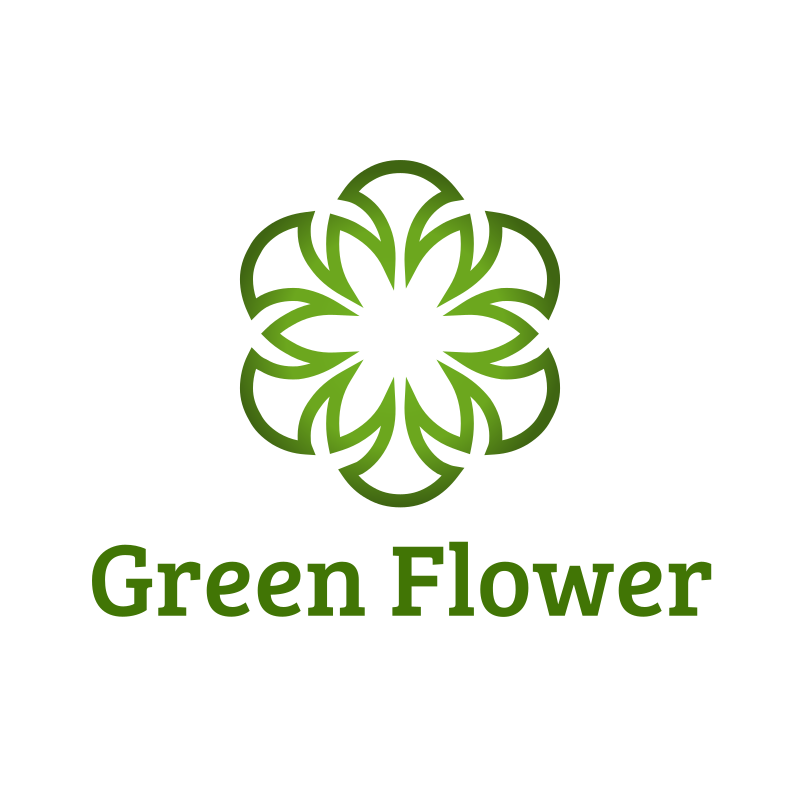 Green Flower logo