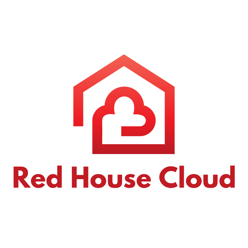 Red House Cloud Logo Design