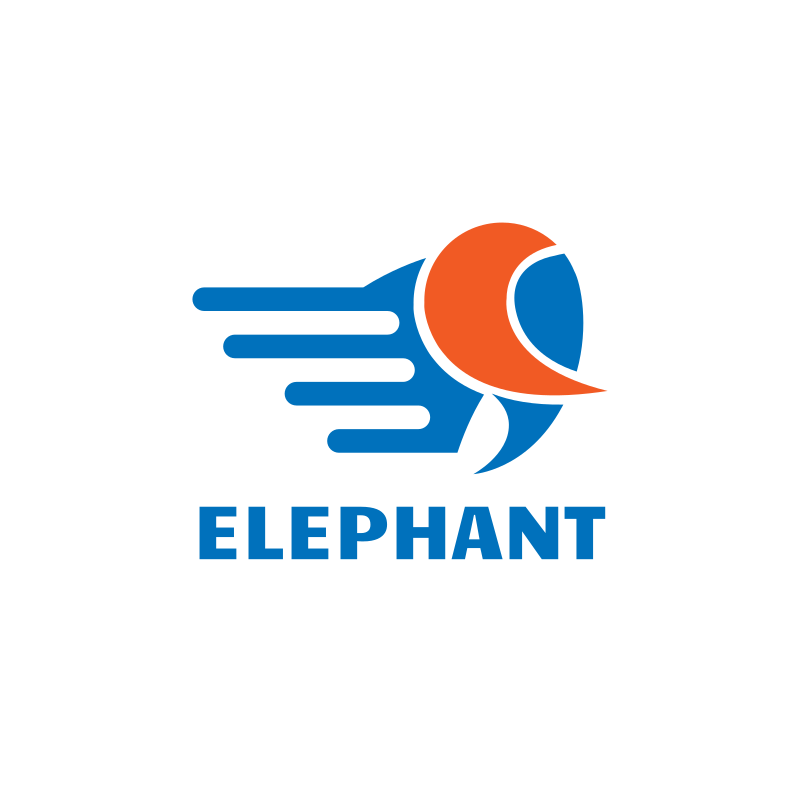 Elephant WiFi Logo Design