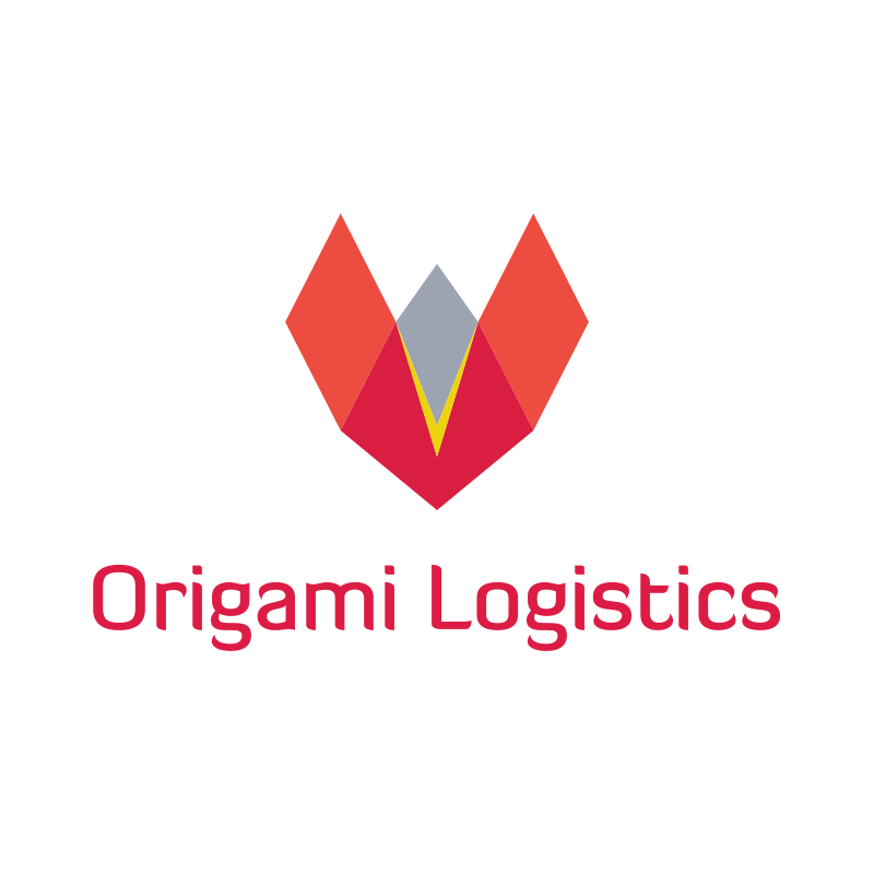 Origami V Logo Design