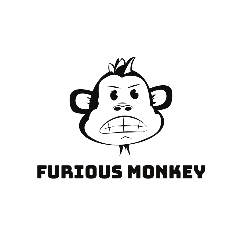 Furious Monkey Logo Design