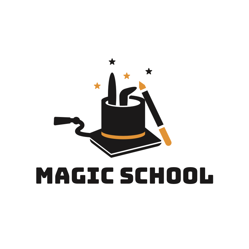 Magic School Logo Design