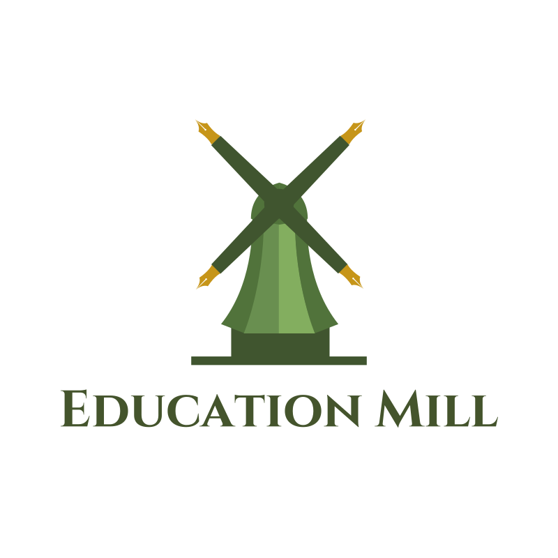 Education Mill Logo Design