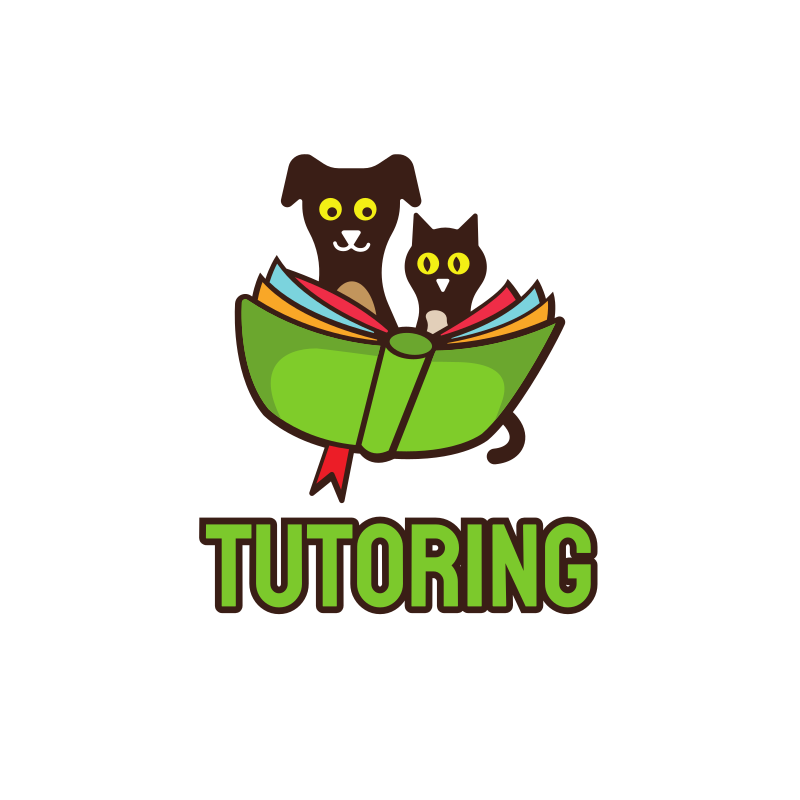 Tutoring Cat and Dog logo