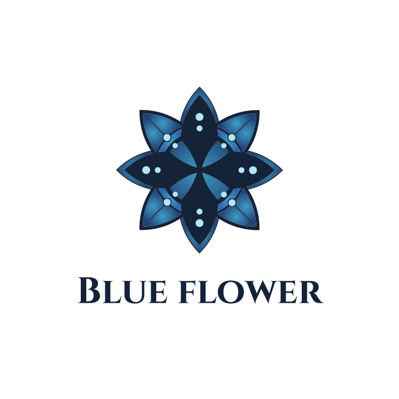 Blue Flower Logo