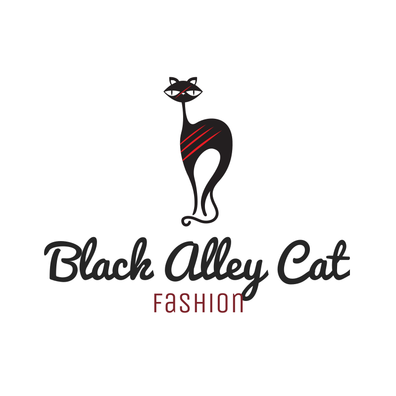 Black Alley Cat Fashion Logo