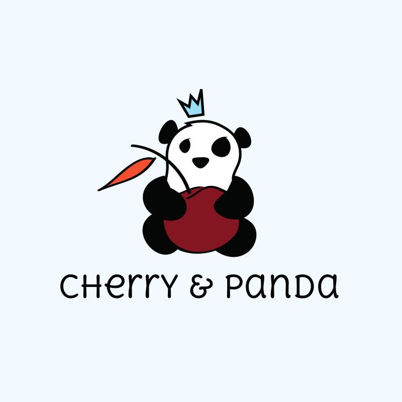 panda logo design