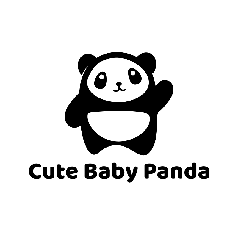 cute panda logo