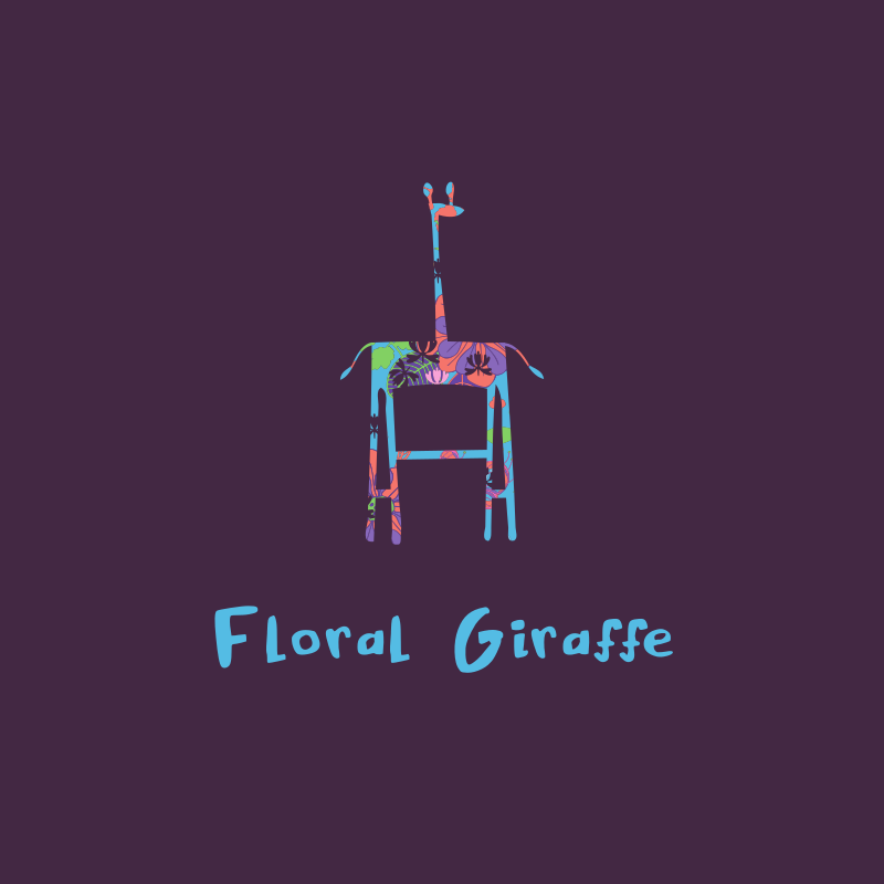 Floral Giraffe logo