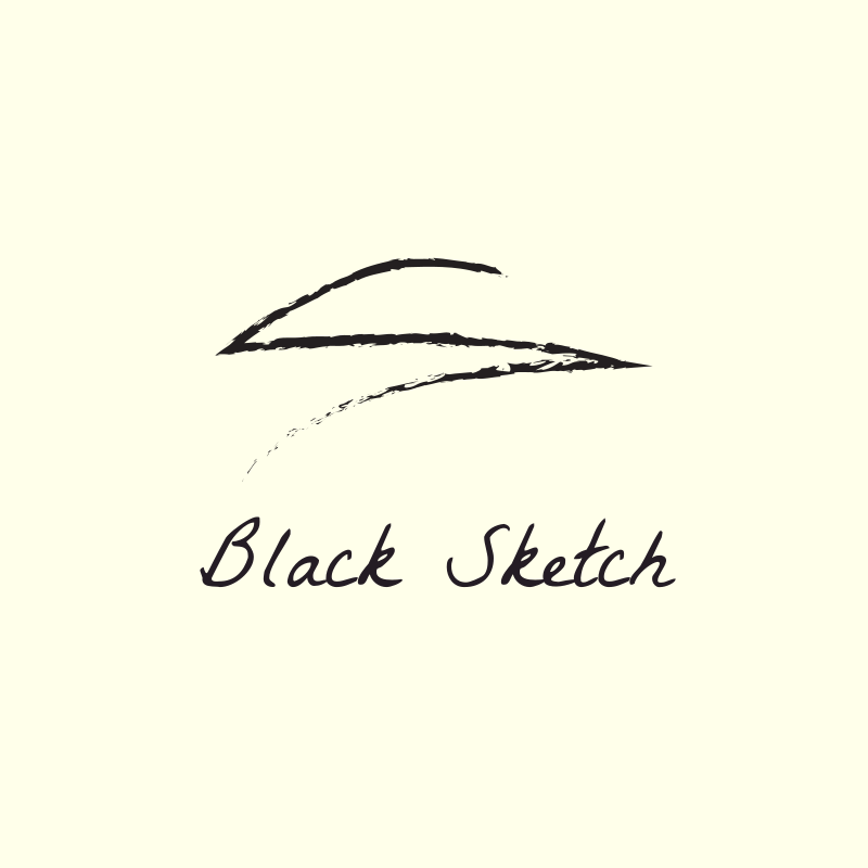 Black Sketch Logo