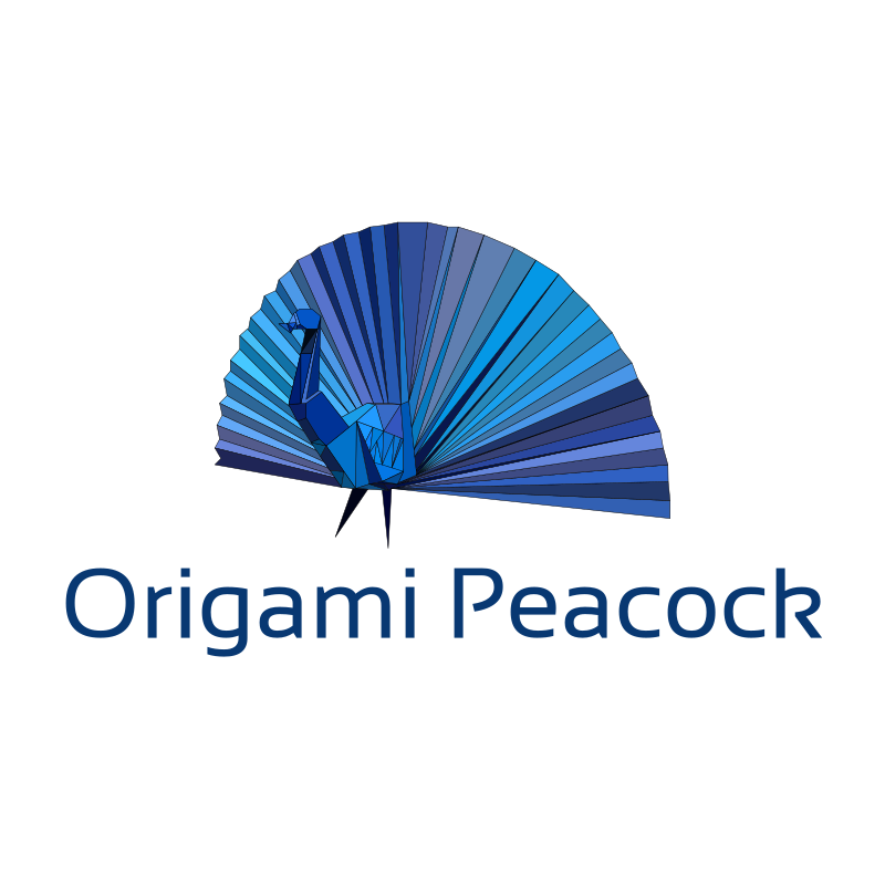 Origami Peacock Logo