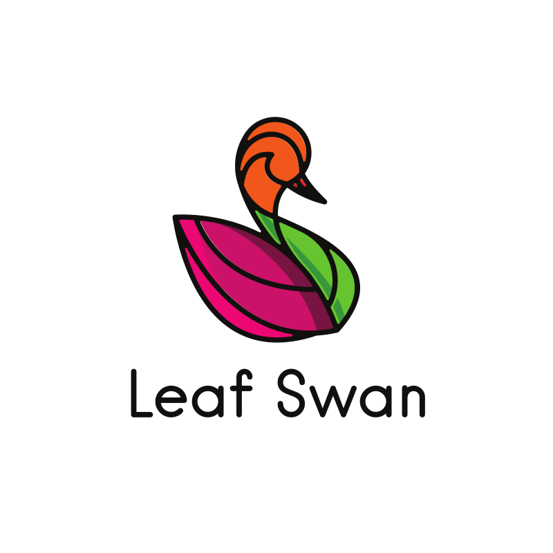 Leaf Swan Logo