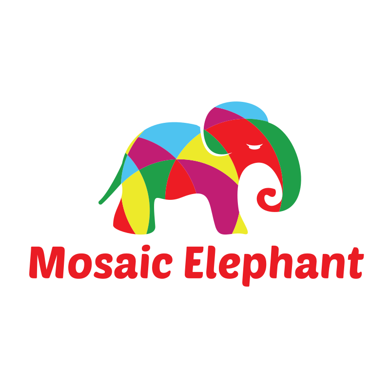 Mosaic Elephant Logo