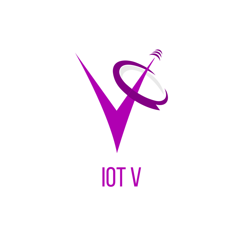 IoT V logo design