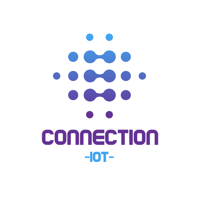 Connection Dots IoT Logo Design