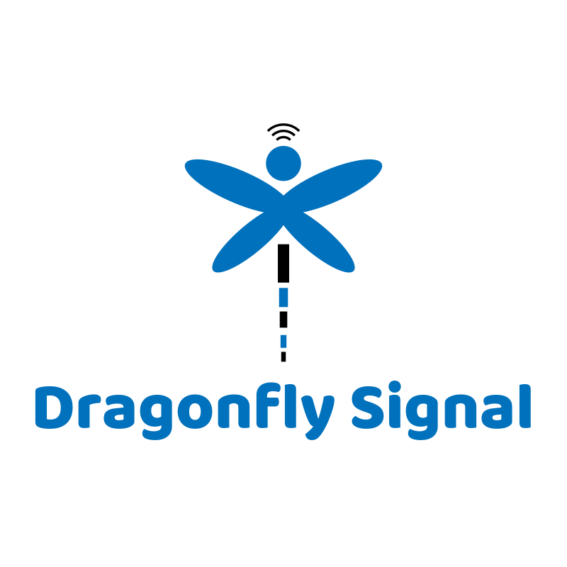 Dragonfly Signal Logo Design