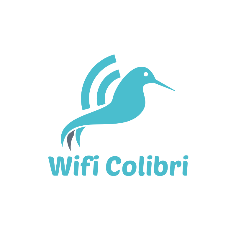 WiFi Colibri logo Design
