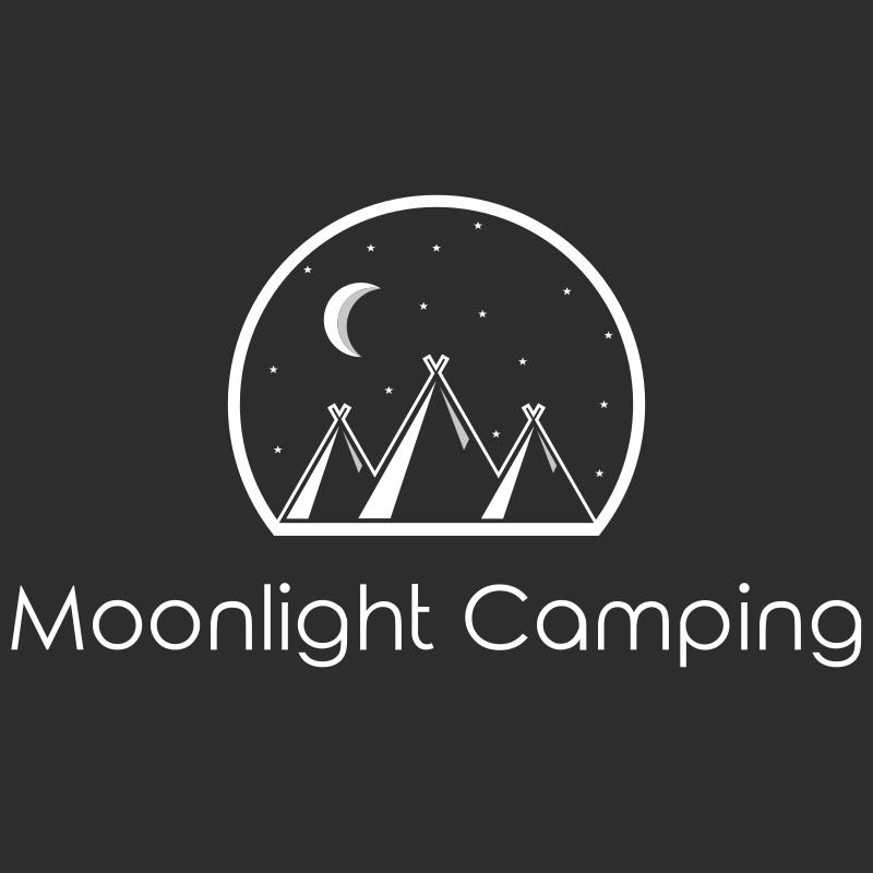 Moonlight Camping Logo Design