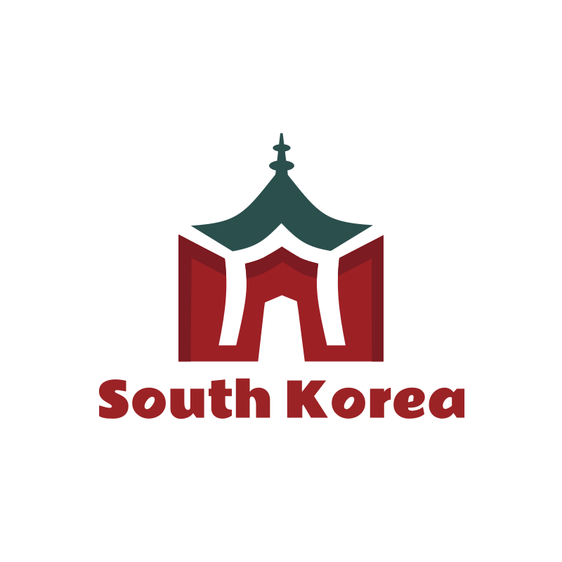 South Korean Temple Logo