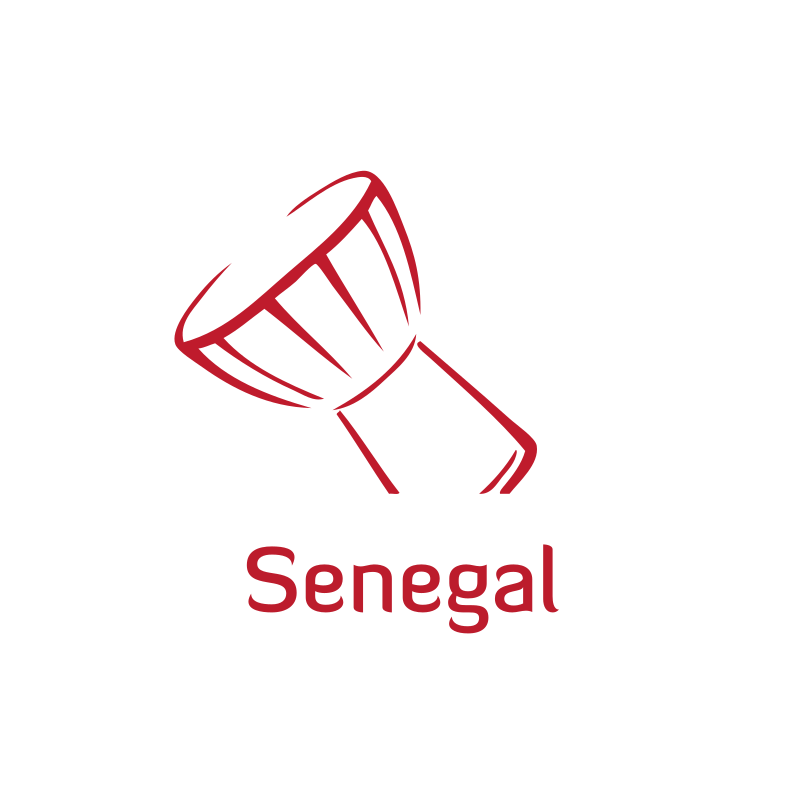 Senegal Drum Logo