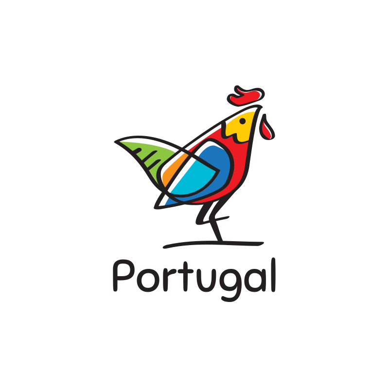 Portugal Rooster Logo