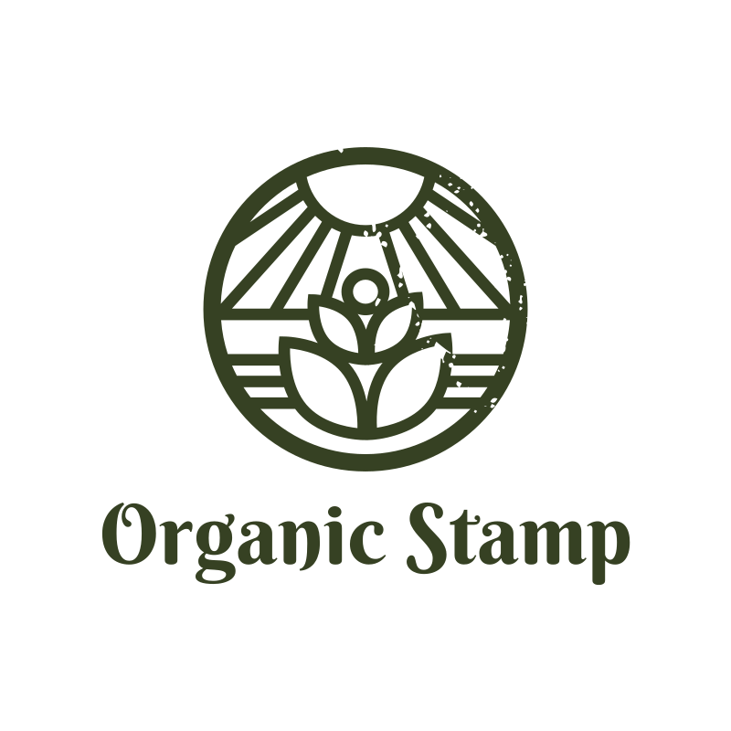 Organic Stamp Logo
