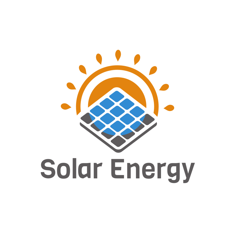 Solar Panel Logo Design