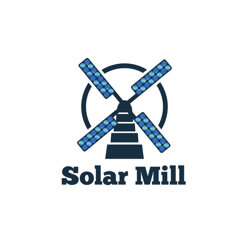 Solar Mill Logo Design