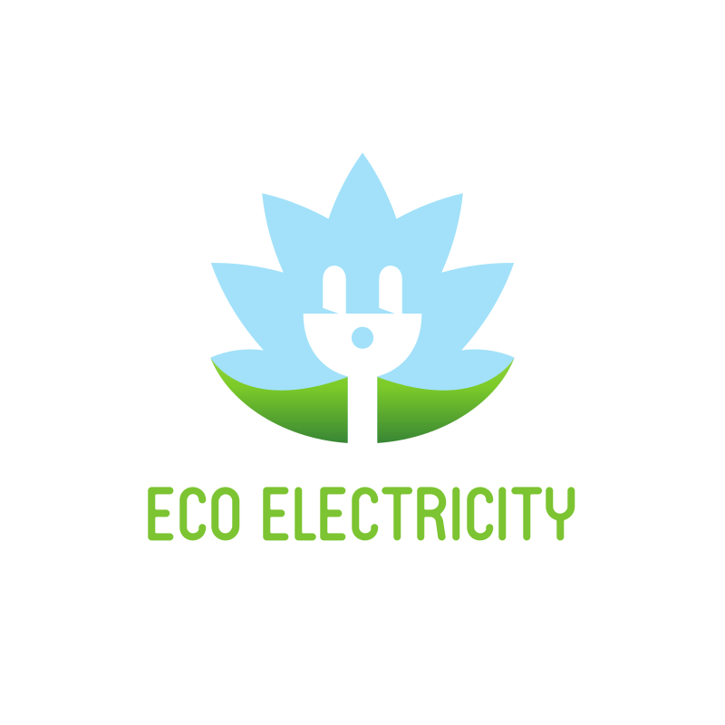 Eco Electricity Logo Design
