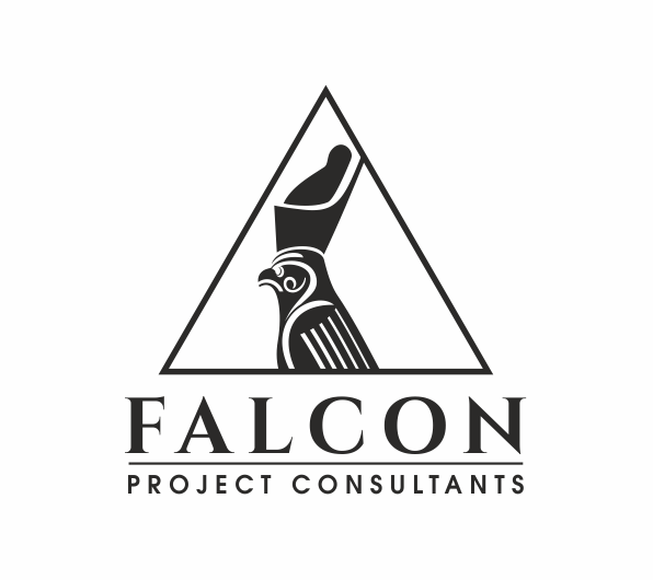 Triangle Logo Design for Falcon Project Consultants by Lee