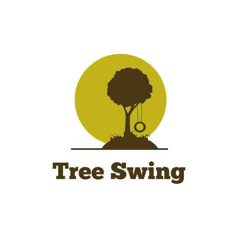 Tree Swing Logo Design