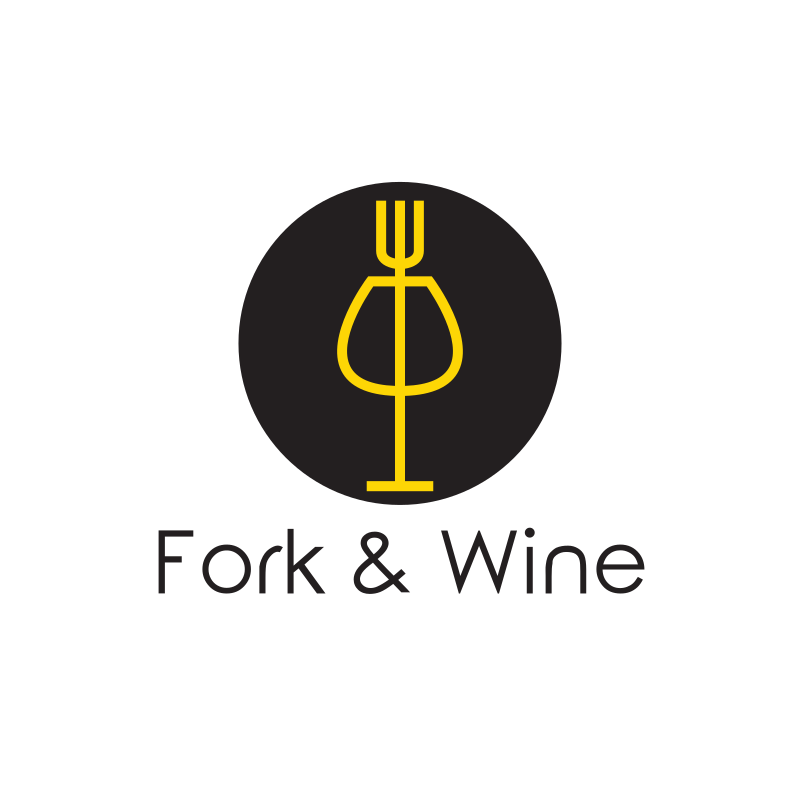 Fork & Wine Logo Design