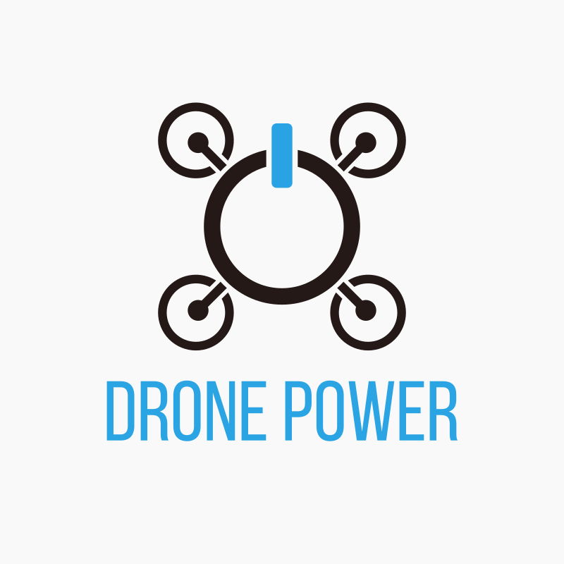 Drone Power Circle Logo Design