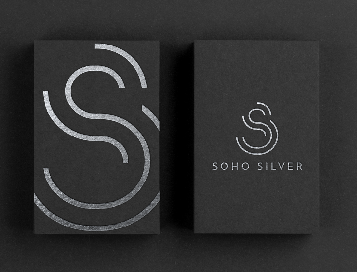 Soho Silver Logo Design by Vetroff