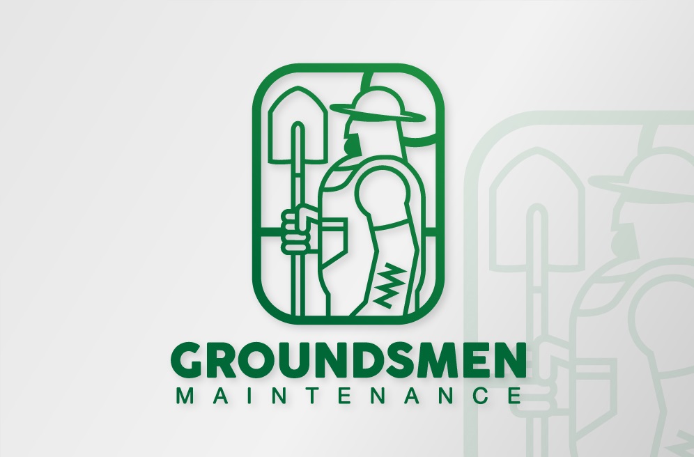 Groundsmen Maintenance Logo Design by Scamps Design