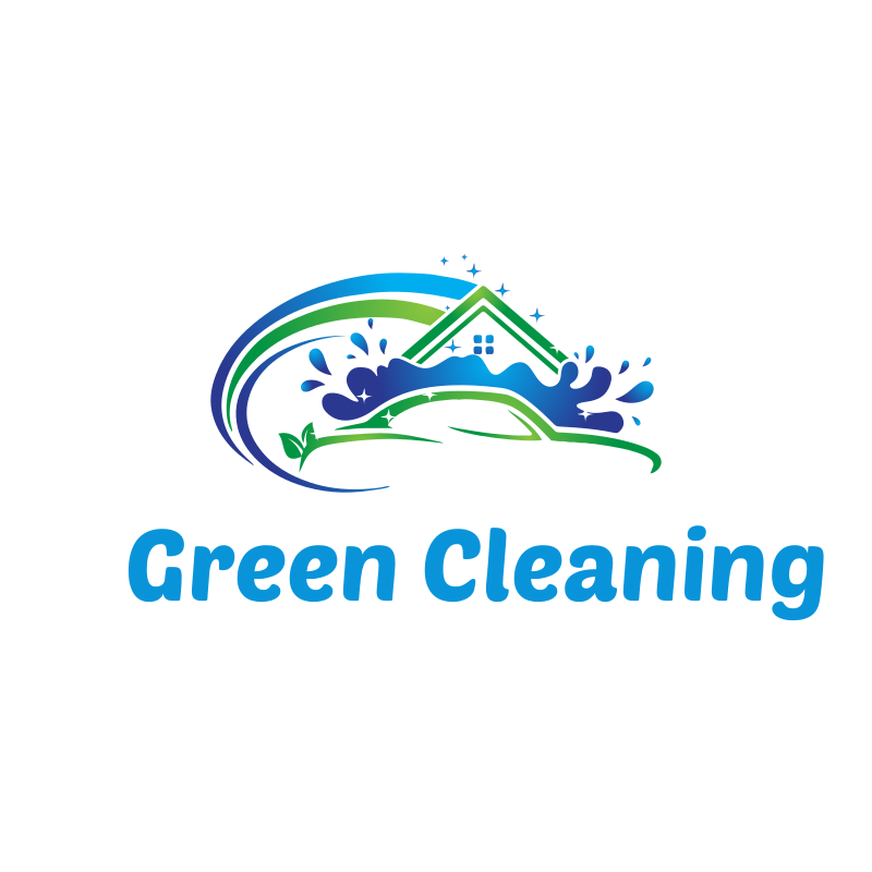 cleaning services logos design