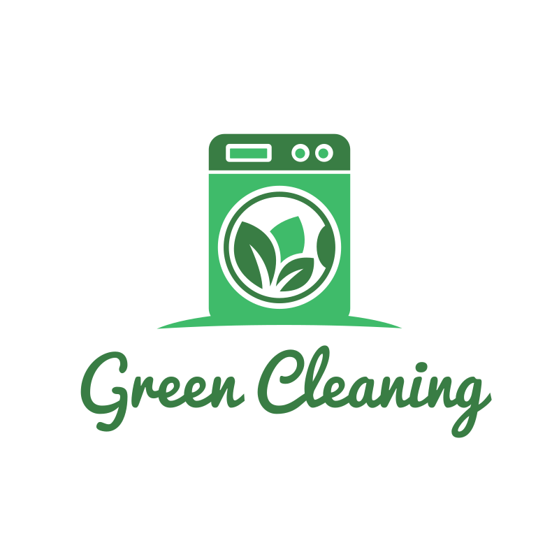 Green Cleaning Logo Design