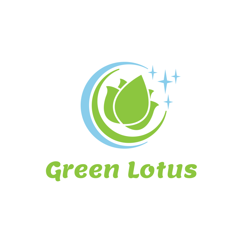 Green Lotus Logo Design