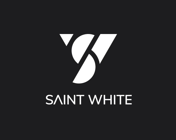 Saint White Logo Design by Nekiy