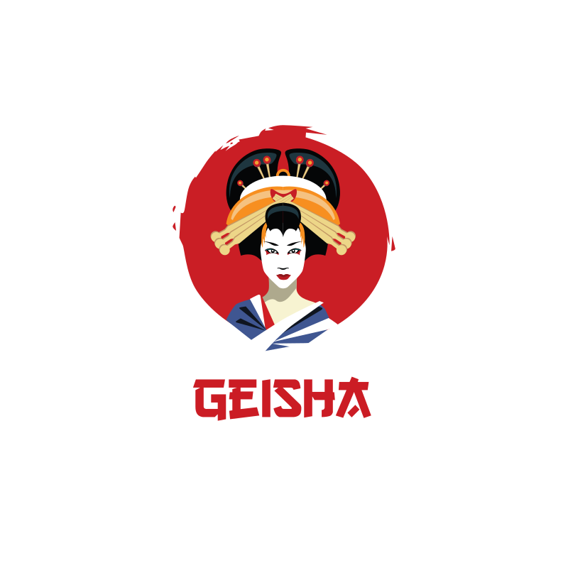 Geisha Logo Design