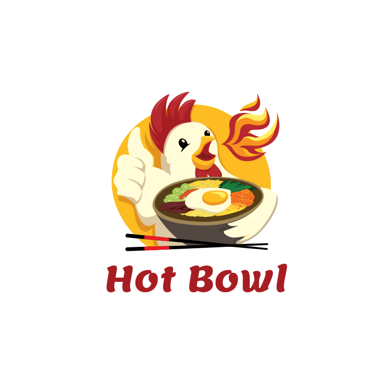 Hot Bowl Logo Design