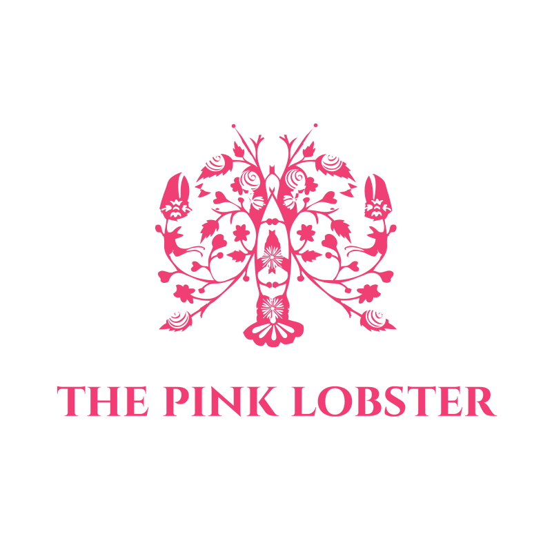 Pink Lobster Logo Design