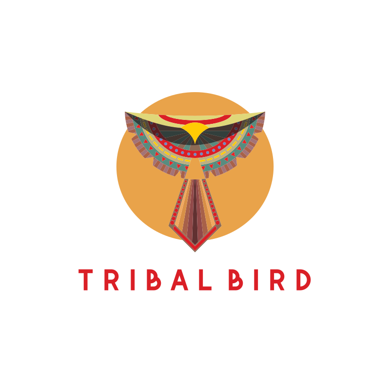 Tribal Bird Logo Design