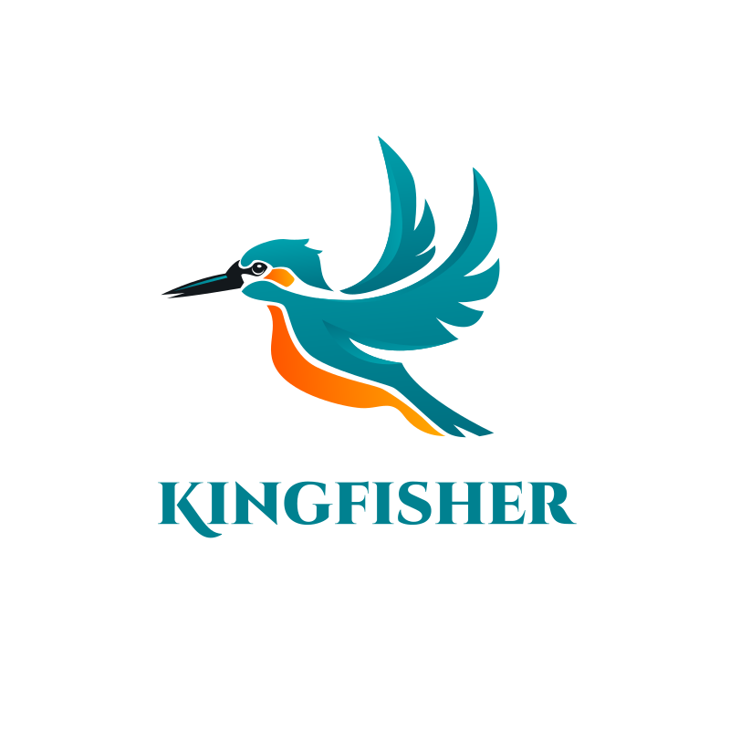 Kingfisher Logo Design