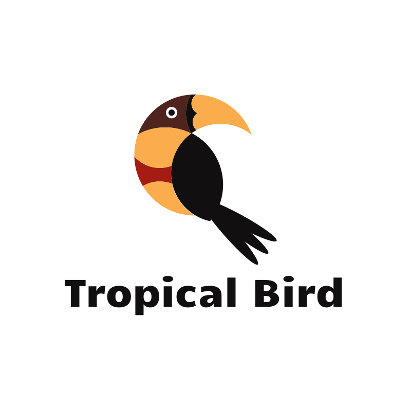 Tropical Bird Logo Design