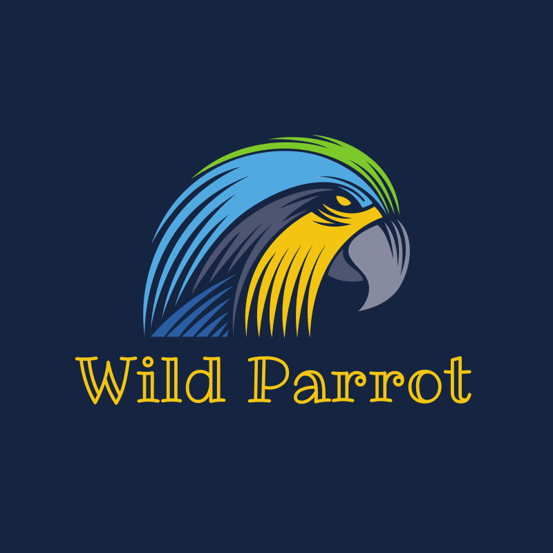 Wild Parrot Logo Design