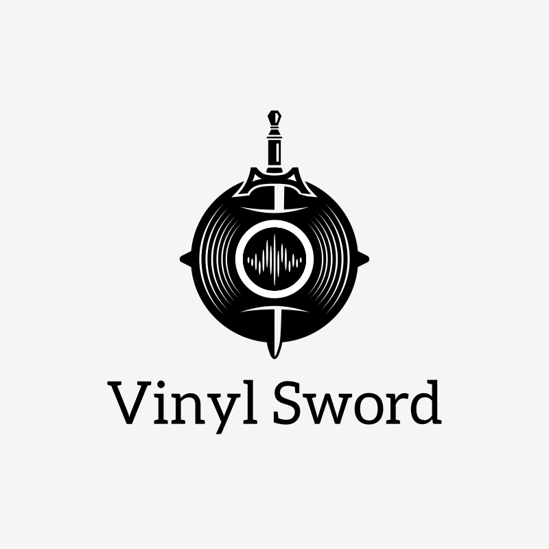 Vinyl Sword Logo Design