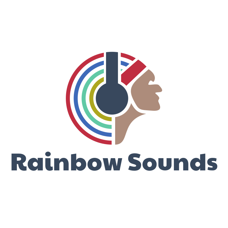 Rainbow Sounds Logo Design
