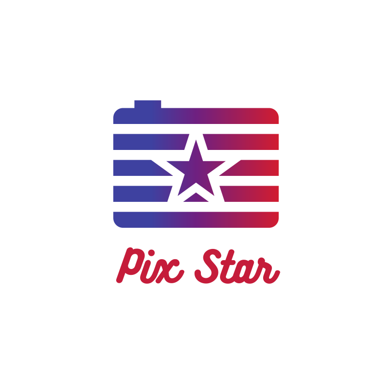 Pix Star Logo Design