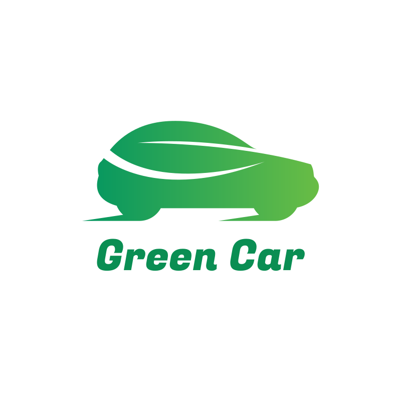 Green Car Logo Design